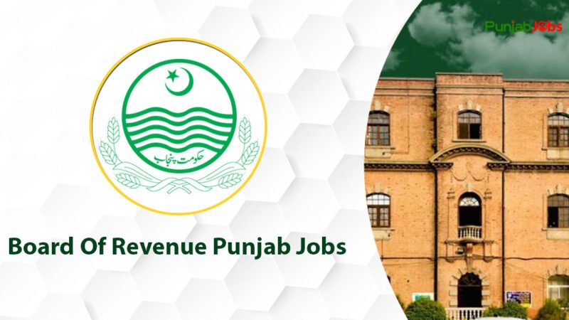 New Govt Jobs in Board of Revenue Punjab Apply Free